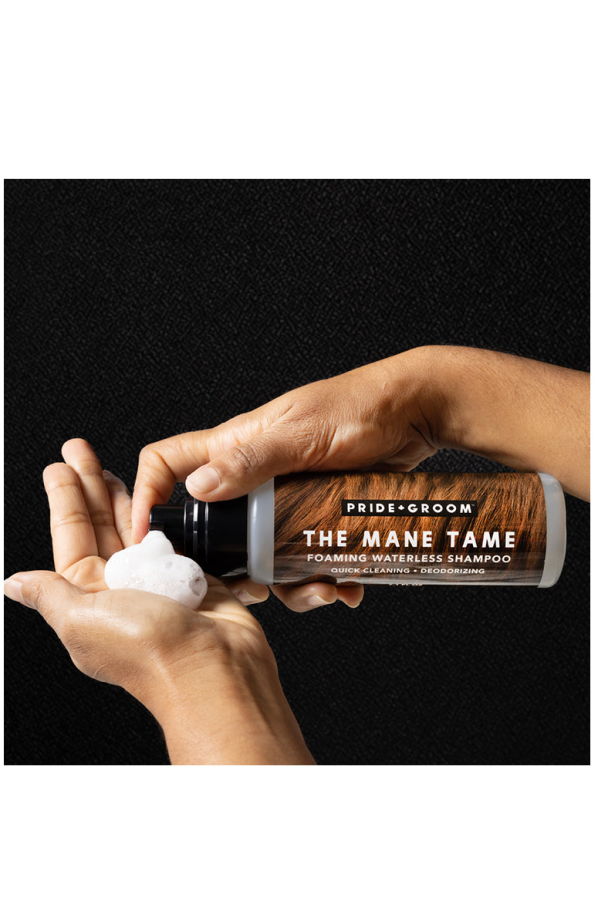 Pride + Groom The Mane Tame Waterless Dog & Cat Shampoo