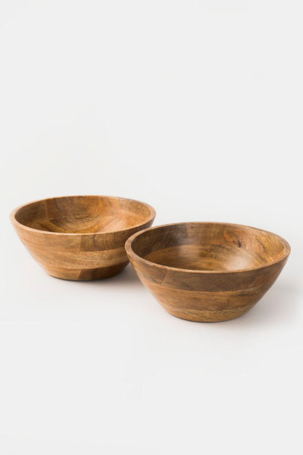 Mela Artisans Verdan Mangowood Bowl Set