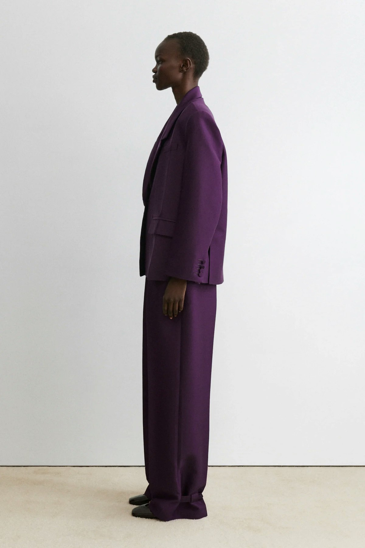 Rachel Comey Moscato Blazer - Plum - Image 5 of 7