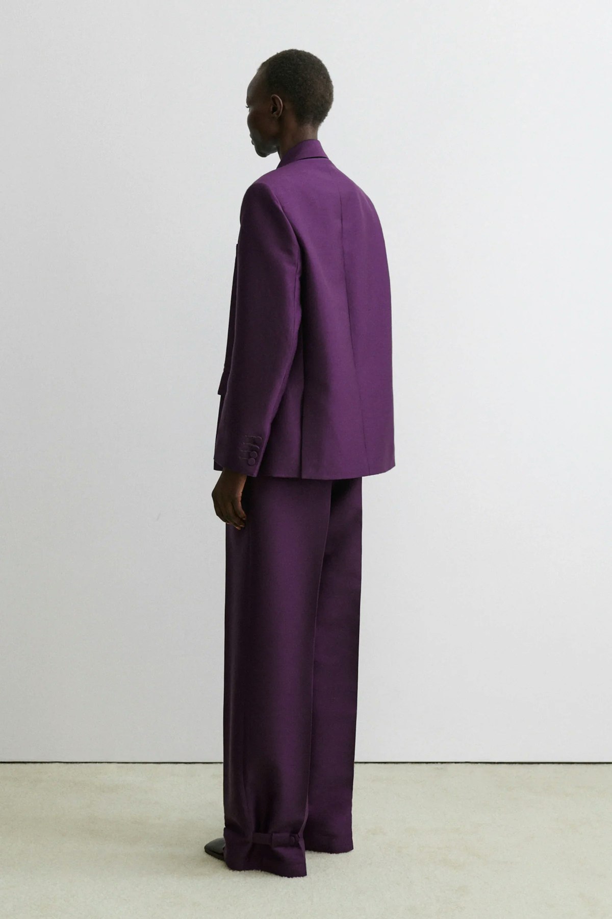 Rachel Comey Moscato Blazer - Plum - Image 6 of 7