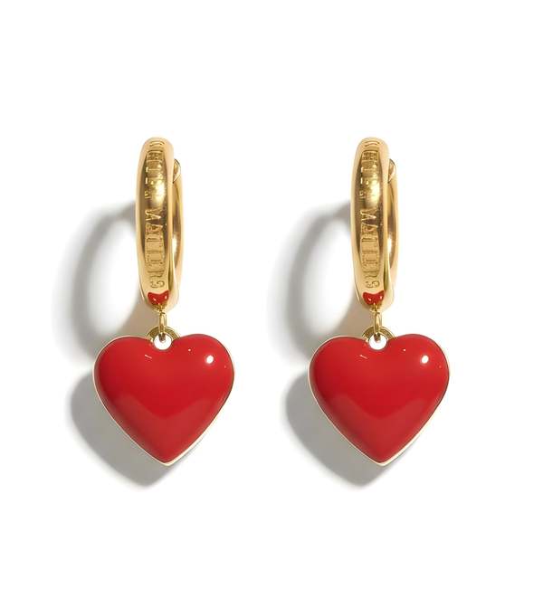MATTER MATTERS Humble Heart Earring - Red/Pink