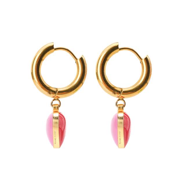 MATTER MATTERS Humble Heart Earring - Red/Pink