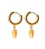 MATTER MATTERS Humble Heart Earring - Yellow/Orange - Thumbnail 4