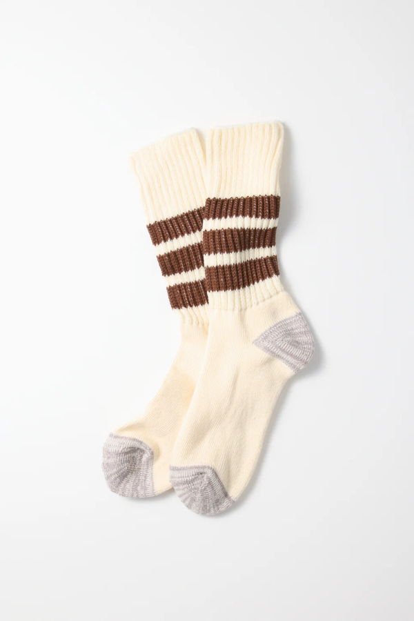 Rototo Coarse Ribbed Old School Socks