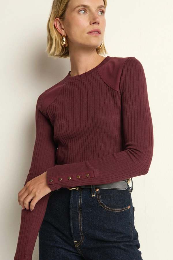 Nation Ltd. Maxine Long Sleeve Top