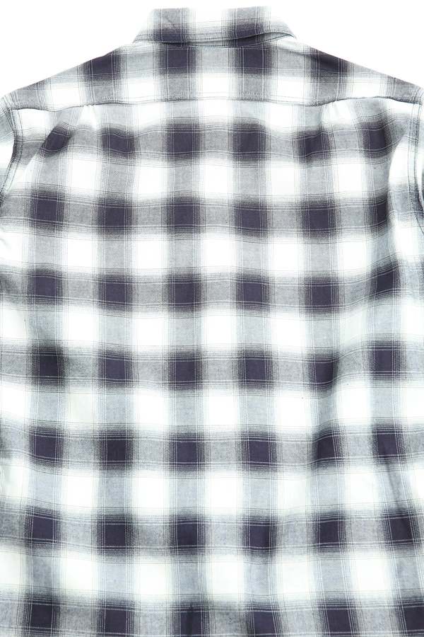 Sassafras Gardening At Night Indigo Ombre Check Shirt