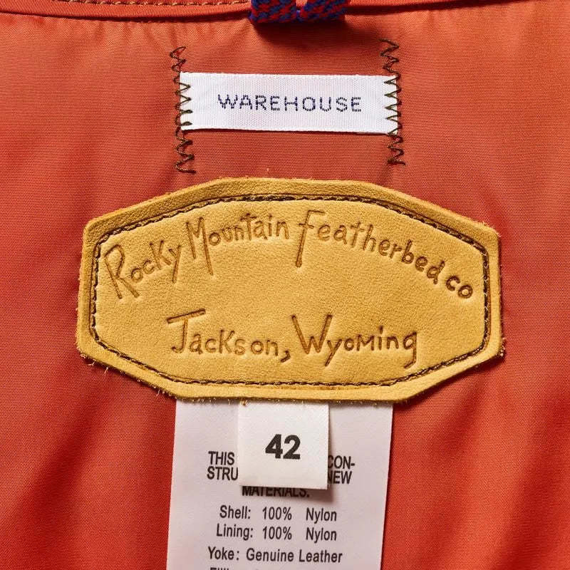 Warehouse & Co. x Rocky Mountain Featherbed Co. Westpoint Nylon Down Vest