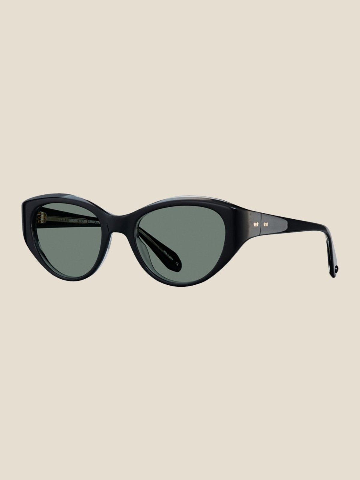 GARRETT LEIGHT Del Ray 50 - Black Laminate Crystal | Garmentory display picture 1
