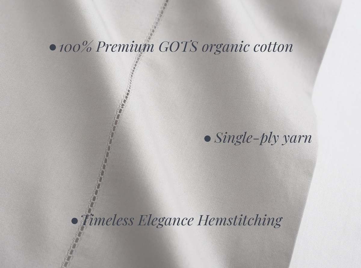 Ela Lane USA Heritage Organic Sateen Sheet Set - Image 26 of 27