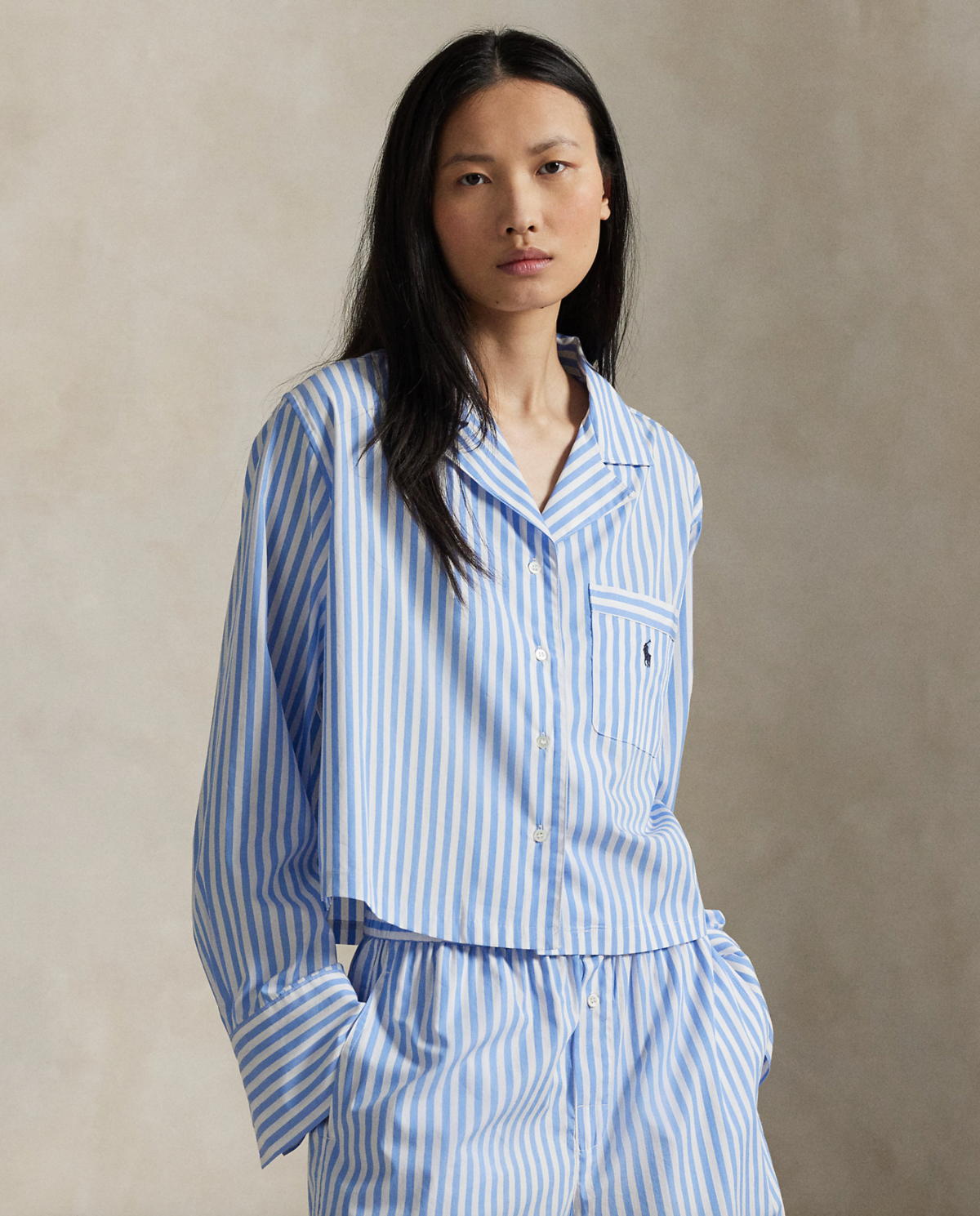Polo Ralph Lauren Crop Boxer PJ Set - Image 4 of 7