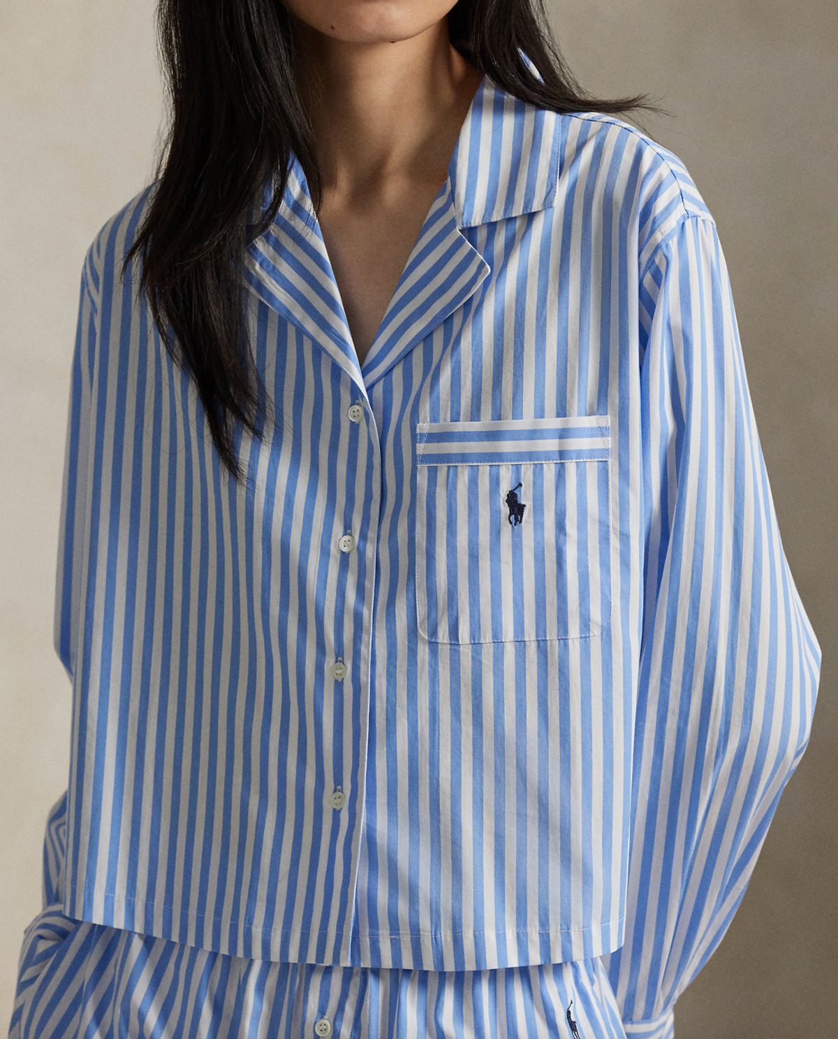Polo Ralph Lauren Crop Boxer PJ Set - Image 5 of 7