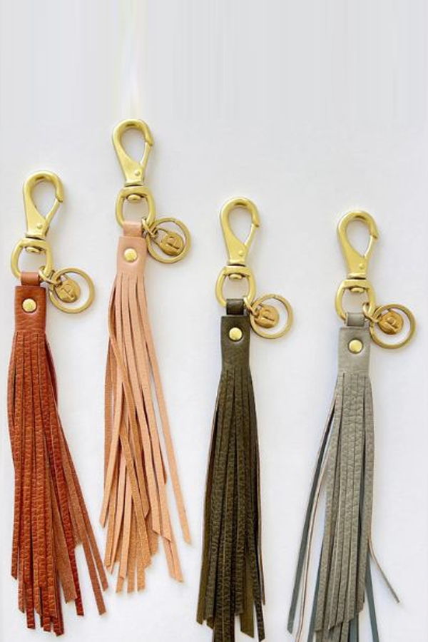 Pennyroyal Big Fringe Key Chain