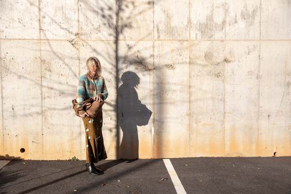 Guest in Residence Buffalo Plaid Cardigan