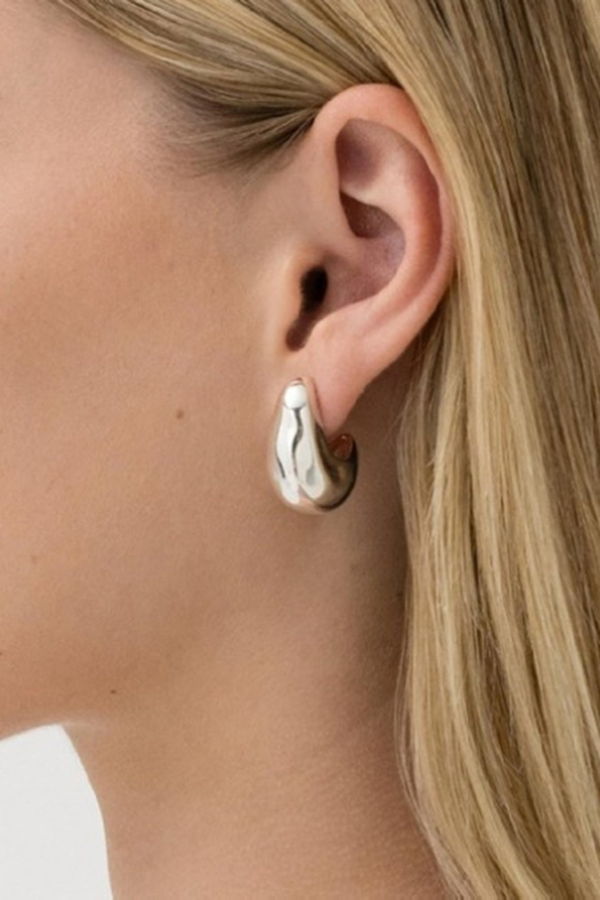 Nina Gordon Small Volume Hoop Earrings