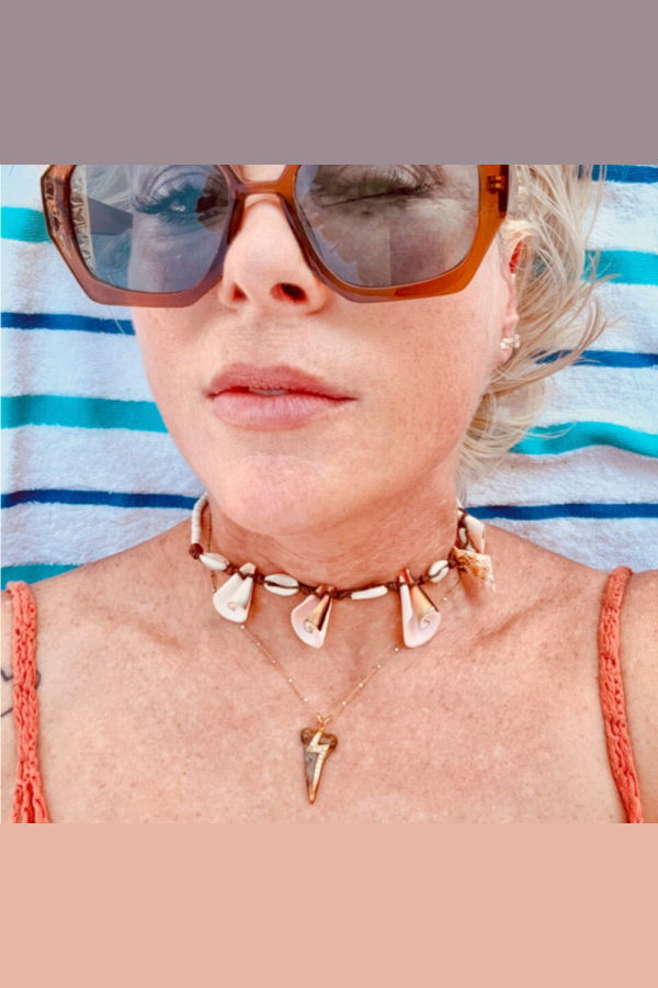 Pade Vavra Shark Tooth Lightning Bolt Diamond Necklace