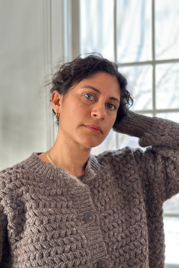 DAĒZA Zigzag Cardigan