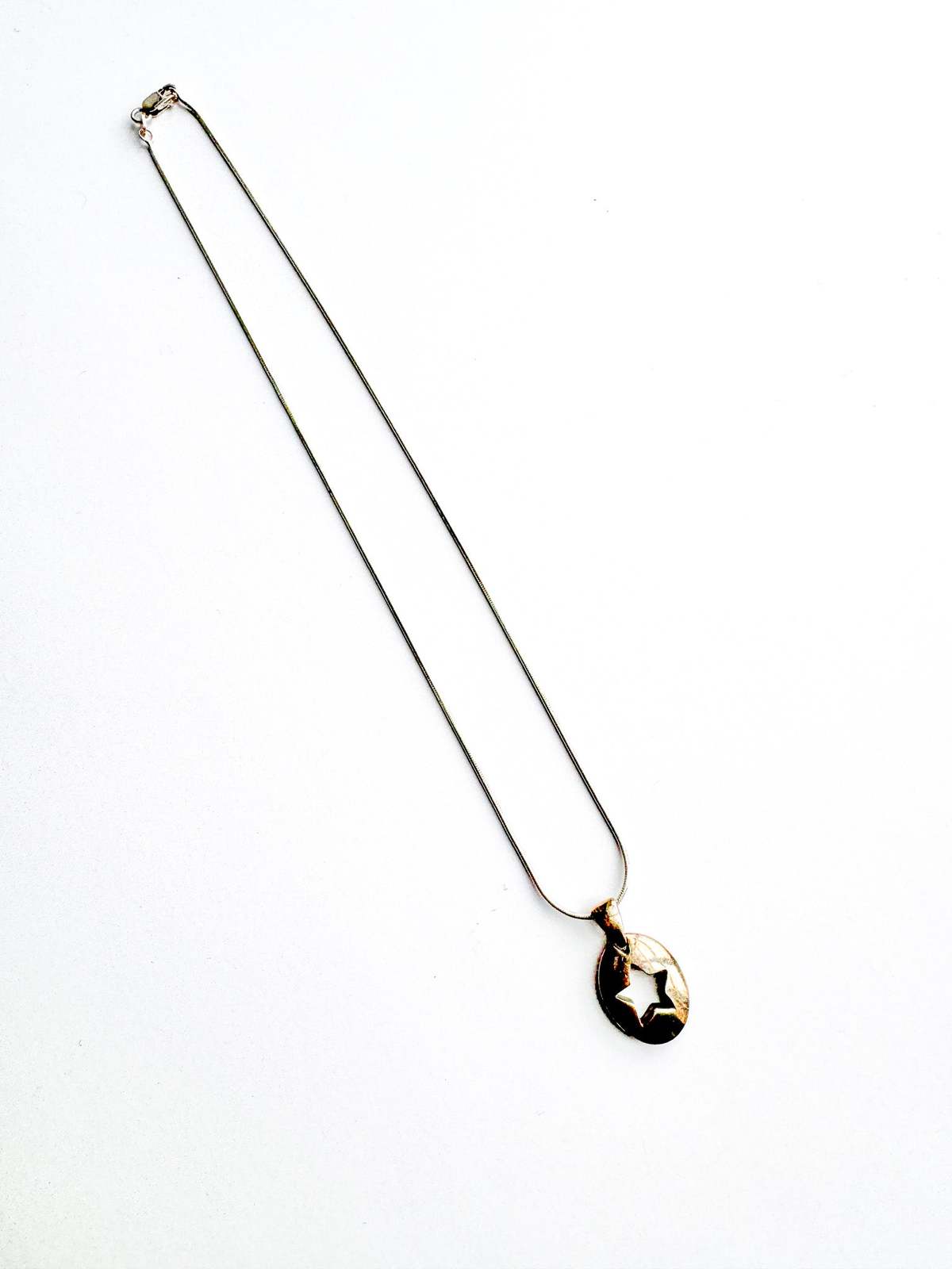 Vintage Tiffany & Co Star Cutout Necklace - Sterling Silver - Image 4 of 5