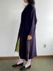 Vintage Kenzo Linen Duster Jacket - Navy - Thumbnail 4