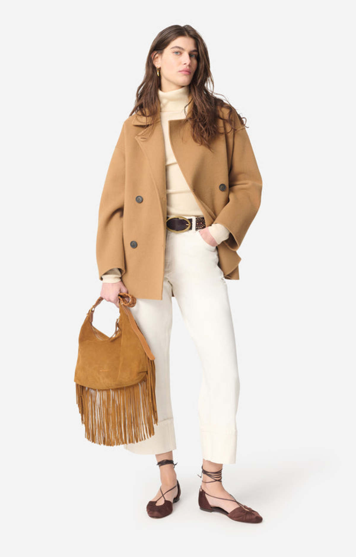 Vanessa Bruno Gustin Jacket - Camel - Image 4 of 4