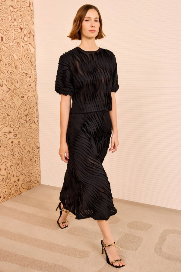 Ulla Johnson Vayda SS Top - Chestnut