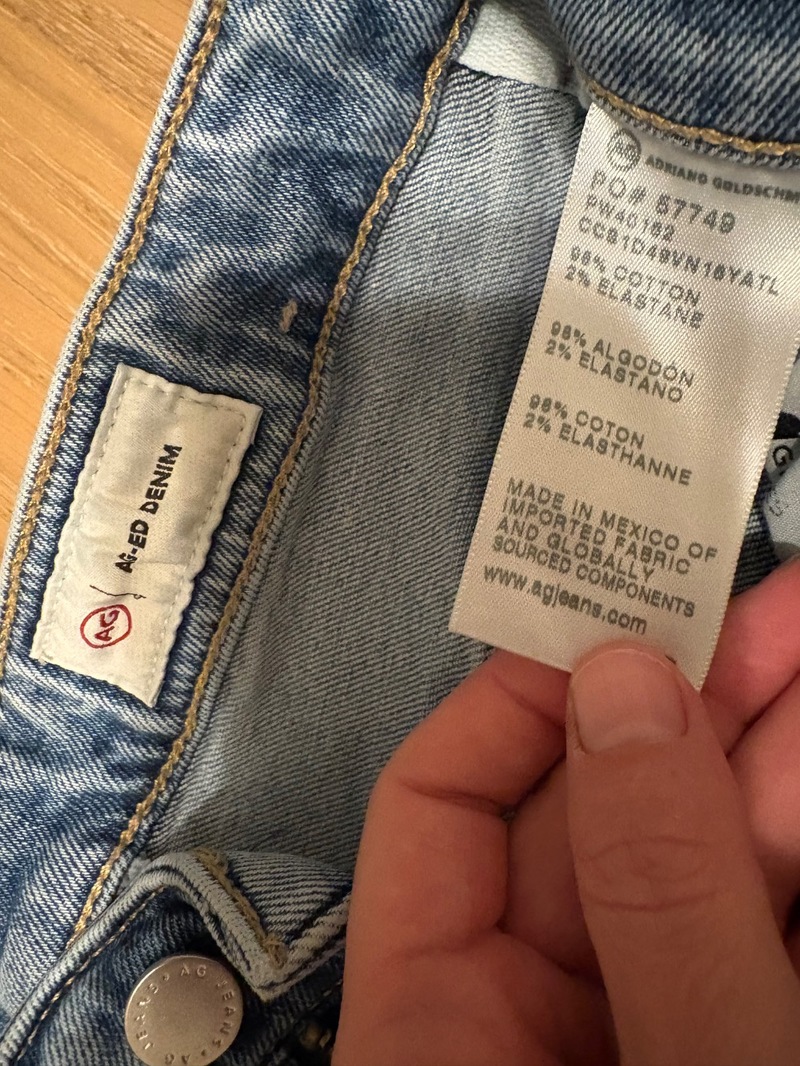 AG Jeans Saige Cropped Wide Leg Jeans