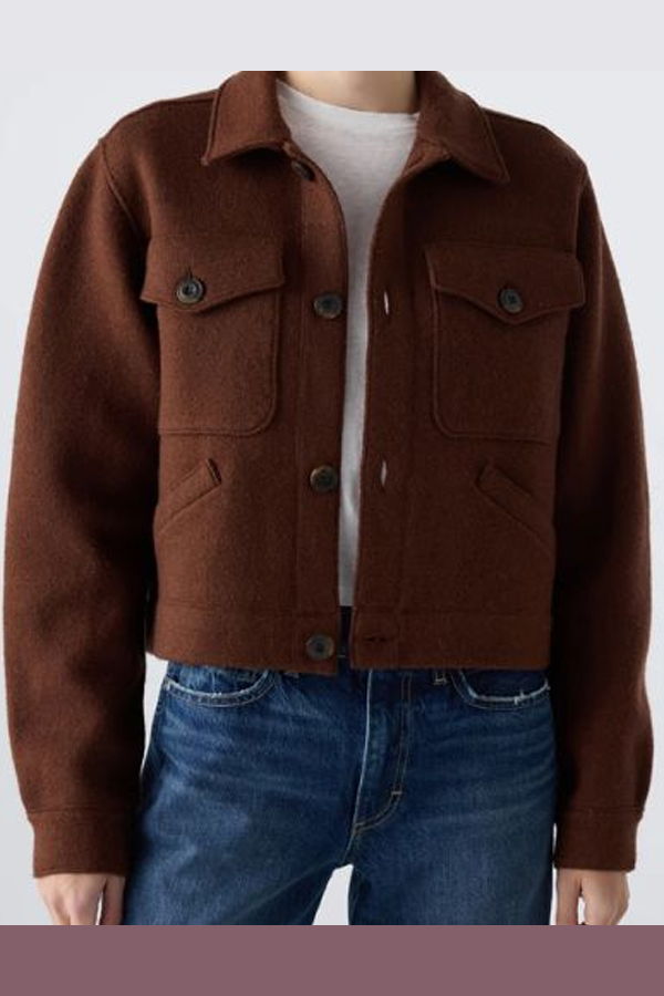 AMO Denim Isabelle Jacket - Cocoa