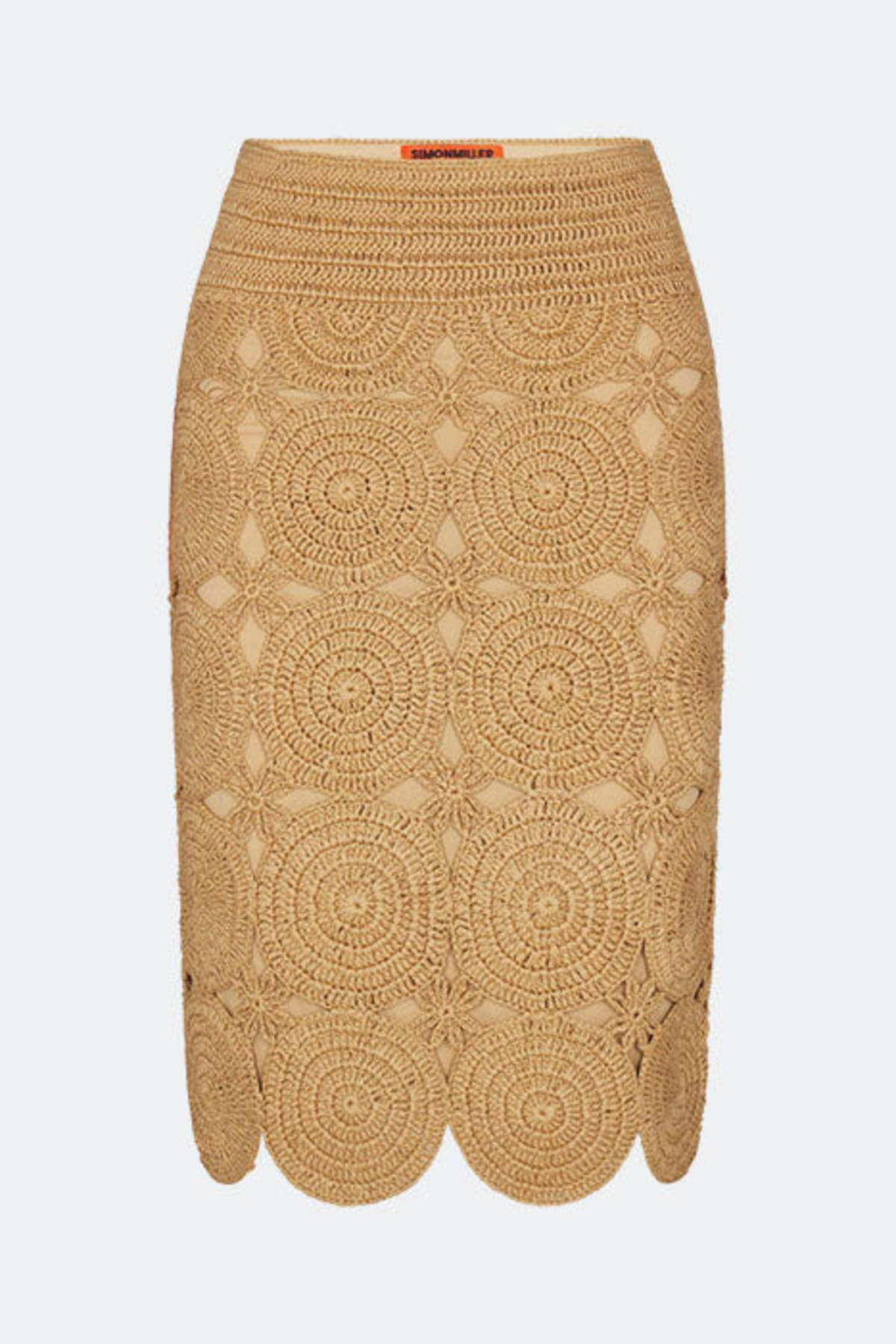 Simon Miller Beep Beep Midi Skirt - Natural - Image 2 of 7