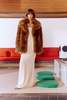 Simon Miller Knox Vegan Fur Coat - Tawny - Thumbnail 5