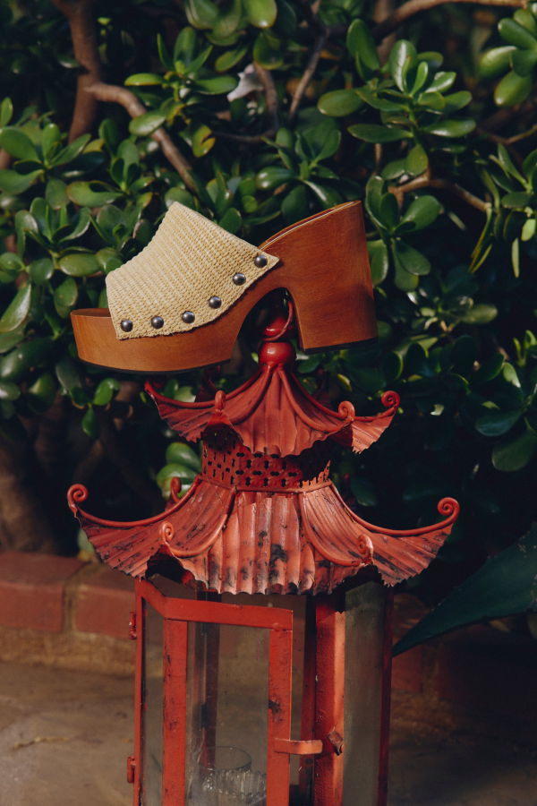 Simon Miller Sol Wood Sandal - Natural