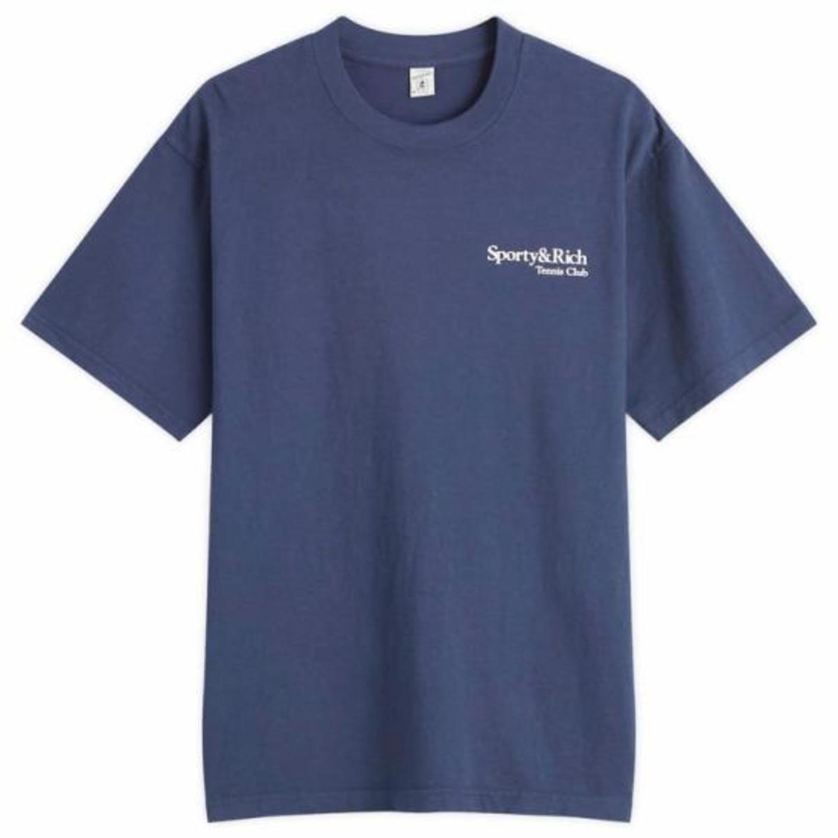 SPORTY & RICH Top - Navy White - Image 1 of 2