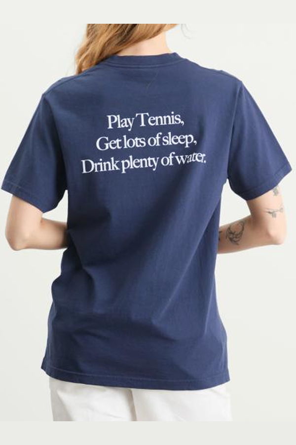 SPORTY & RICH Top - Navy White