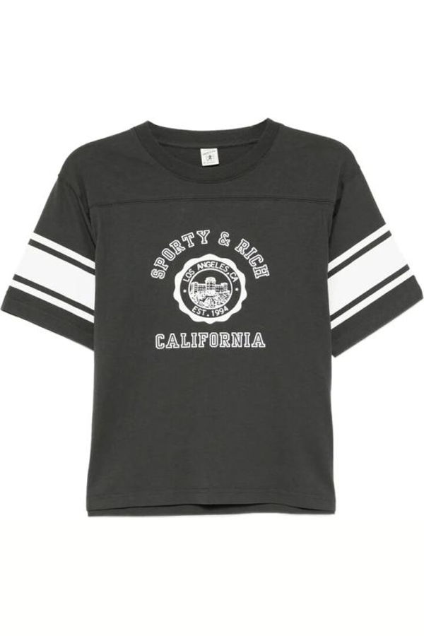 SPORTY & RICH Top - Faded Black