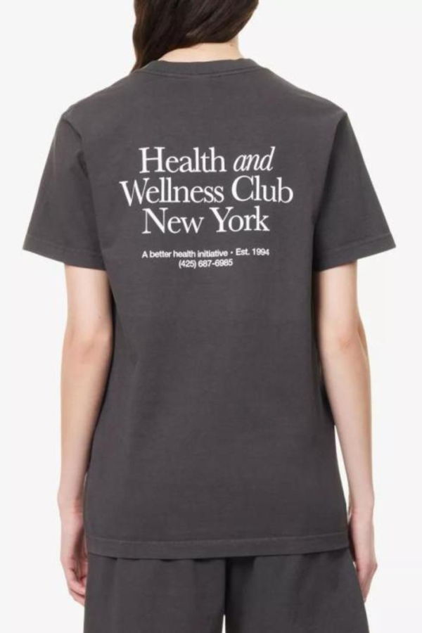 SPORTY & RICH Top - Faded Black