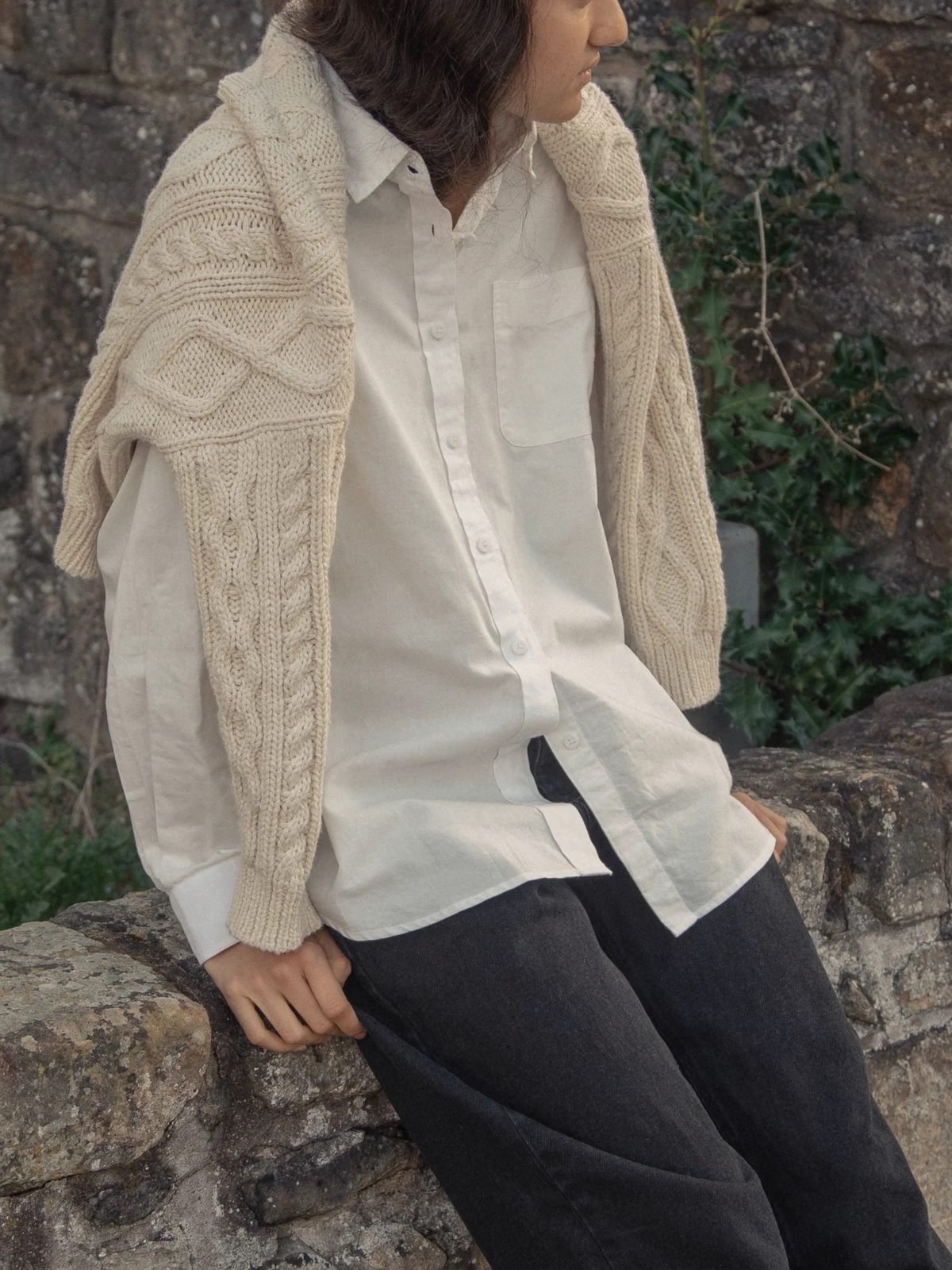 Gillian Stevens Leah Baby Alpaca Sweater - Image 9 of 12