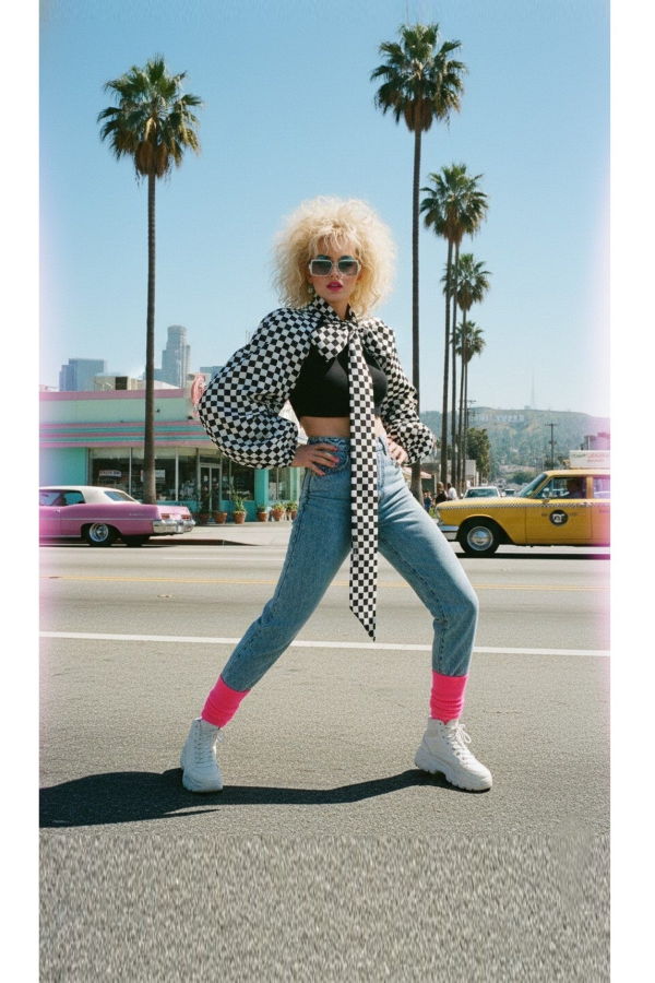 MONOSUIT Bolero Sleeves - Checkered