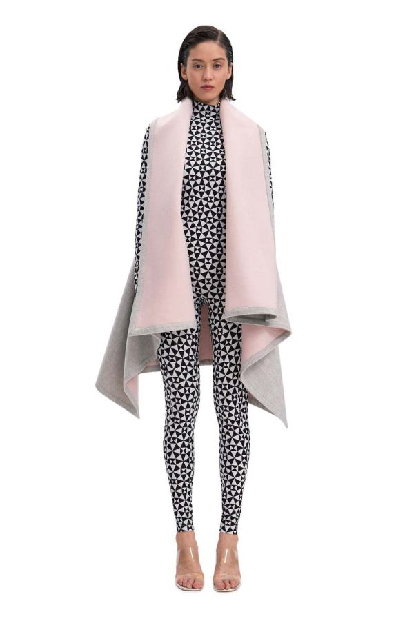 MONOSUIT Rose Grey Reversible Twist Vest - Pink