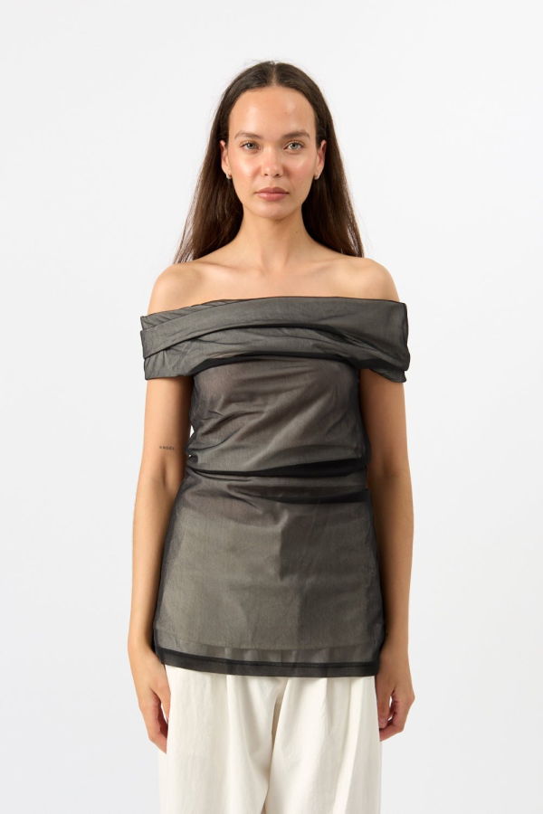 Proenza Schouler Allegra Top In Silk Nylon