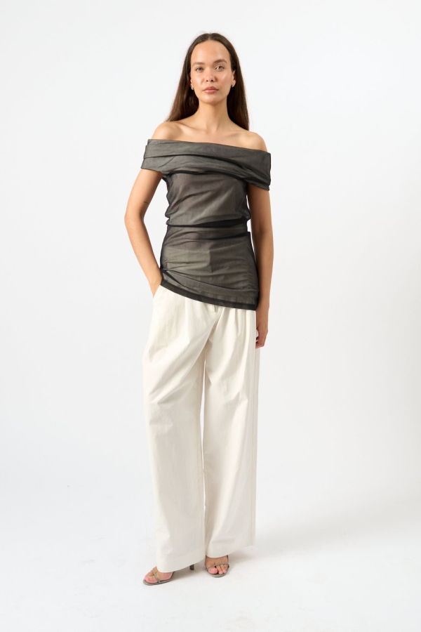 Proenza Schouler Allegra Top In Silk Nylon