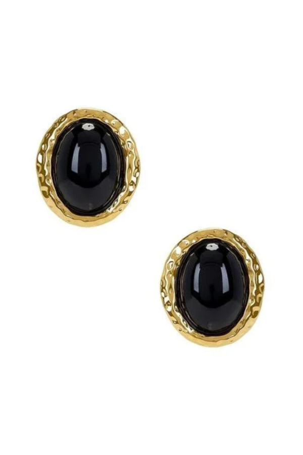 Heaven Mayhem Beverly Earrings - Gold/Black