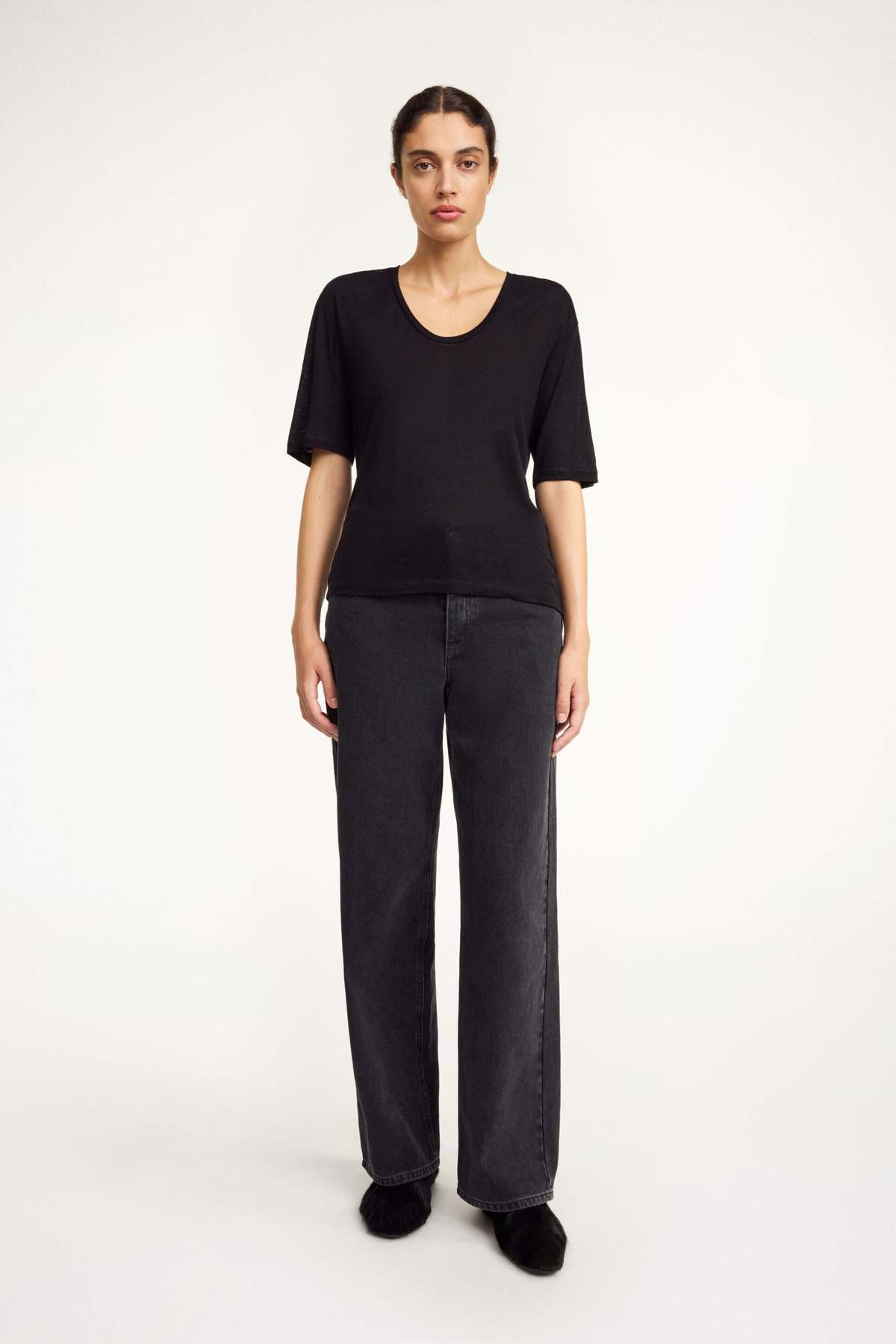 By Malene Birger Amaringa Tee - Black - Image 2 of 3
