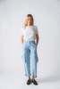 Frame Wide-Leg Cargo Jeans - Thumbnail 1