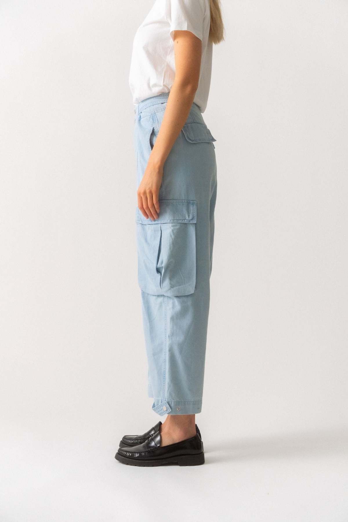 Frame Wide-Leg Cargo Jeans - Image 4 of 5