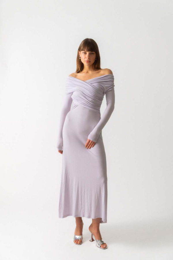 Ninety Percent Cecelia Dress in Lavendula