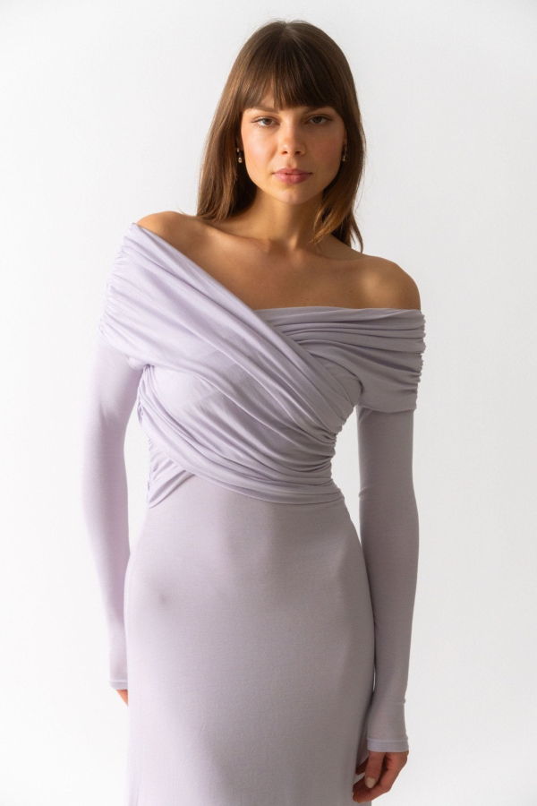 Ninety Percent Cecelia Dress in Lavendula