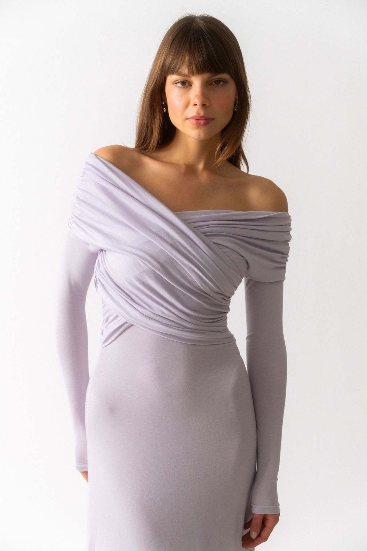 Ninety Percent Cecelia Dress in Lavendula - Image 2 of 5