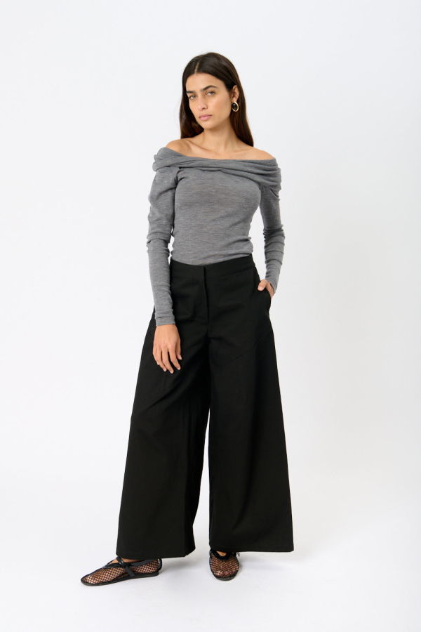 Jil Sander Cotton Wide Leg Pants