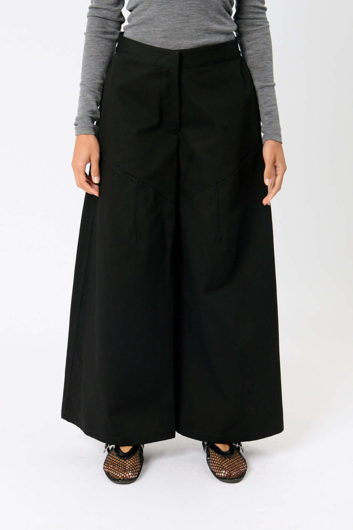 Jil Sander Cotton Wide Leg Pants - Image 2 of 4