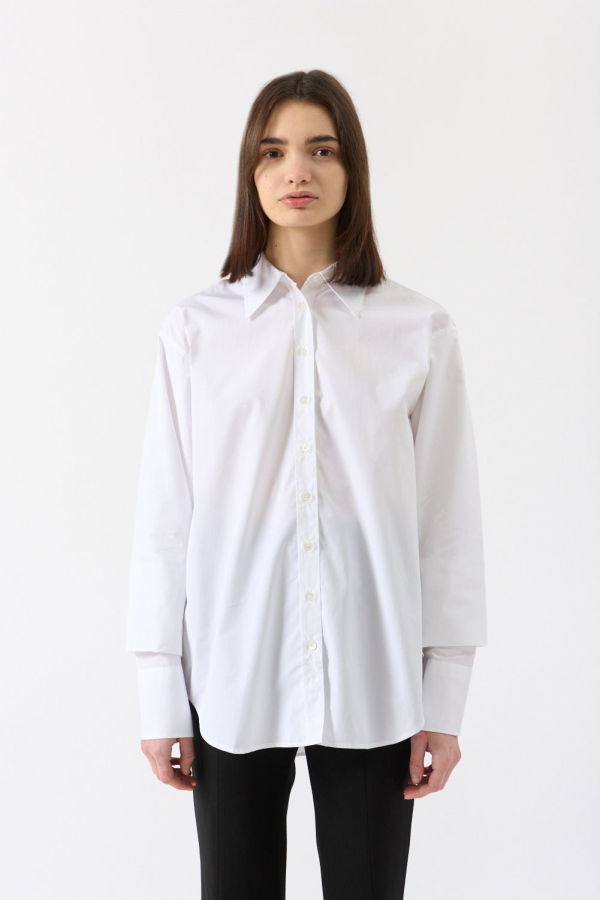 Bite Studios Crinkled Shirt - White