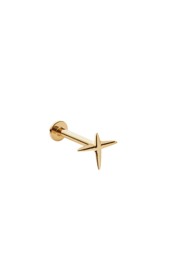 Otiumberg Cross Threaded Stud Earring