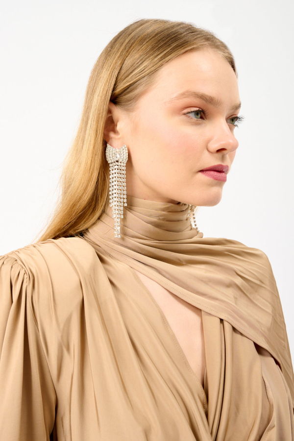 Magda Butrym Crystal Teardrop Earrings - Crystal